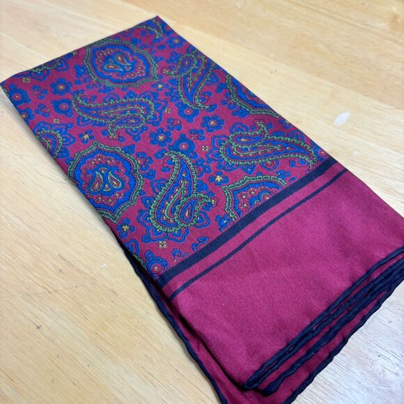 Burma Bibas 19" Silk Scarf | Made in Italy | Handrolled RN13185 - Picture 1 of 6